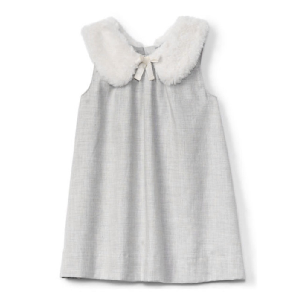 •NWT• Fur Collar Dress
